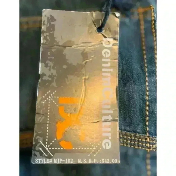 Denim Culture Straight Leg Dark Wash Denim Men Jeans Size 40x30 New - Picture 7 of 9